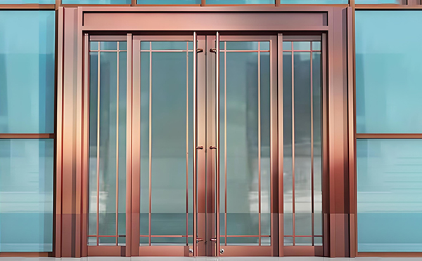 白河玻璃地弹门