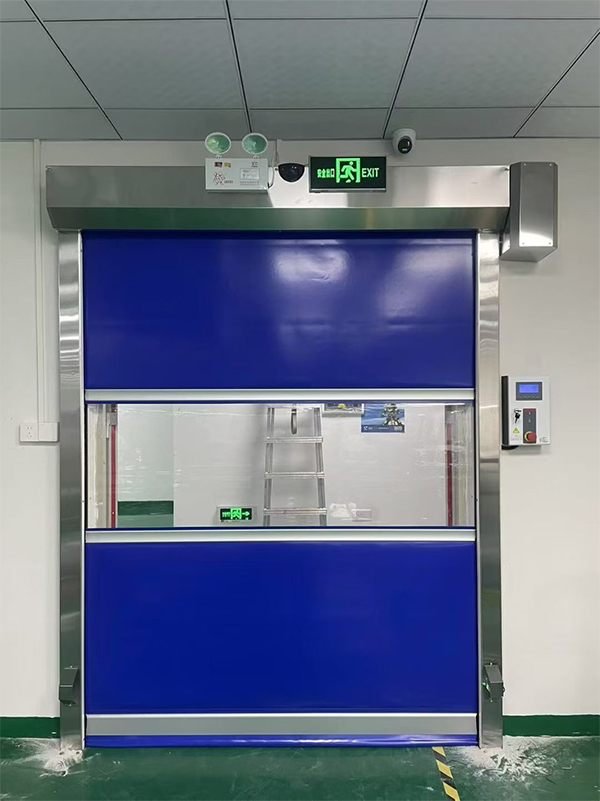 白河快速白河卷帘门在冷链物流仓储区的应用实践